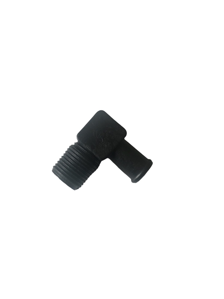 Codo nylon, 5/8Mngx1/2NPT,125/RtrnVap